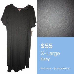 🆕 LuLaRoe Sueded XL Carly Hi-Lo Swing Dress